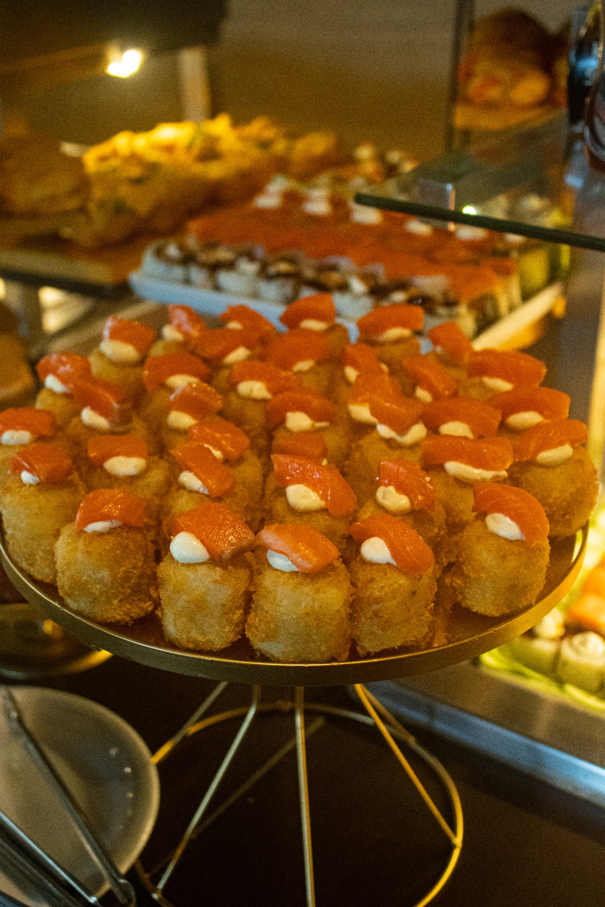Bolinhos com salmão
