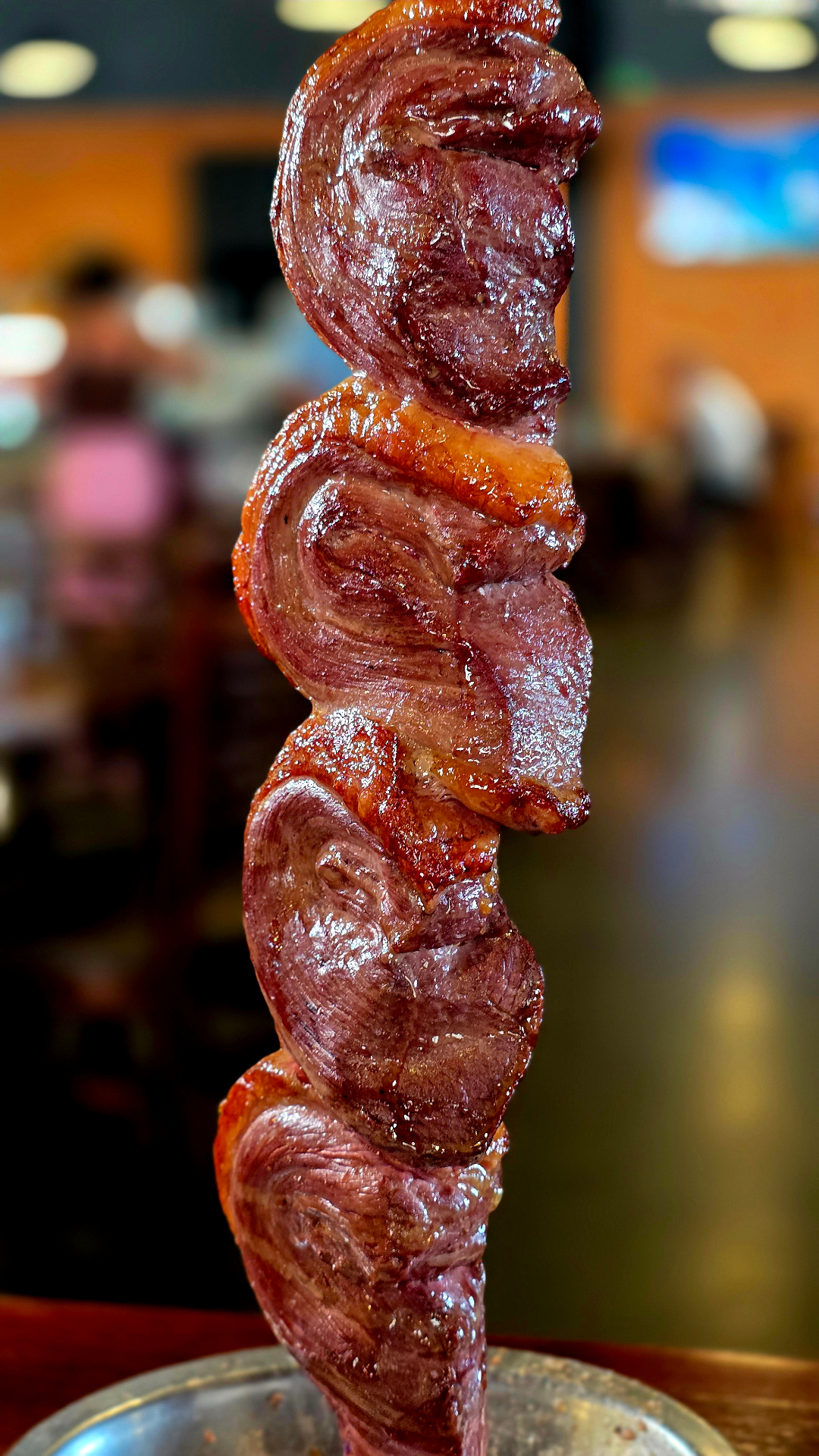 Espeto de picanha na brasa